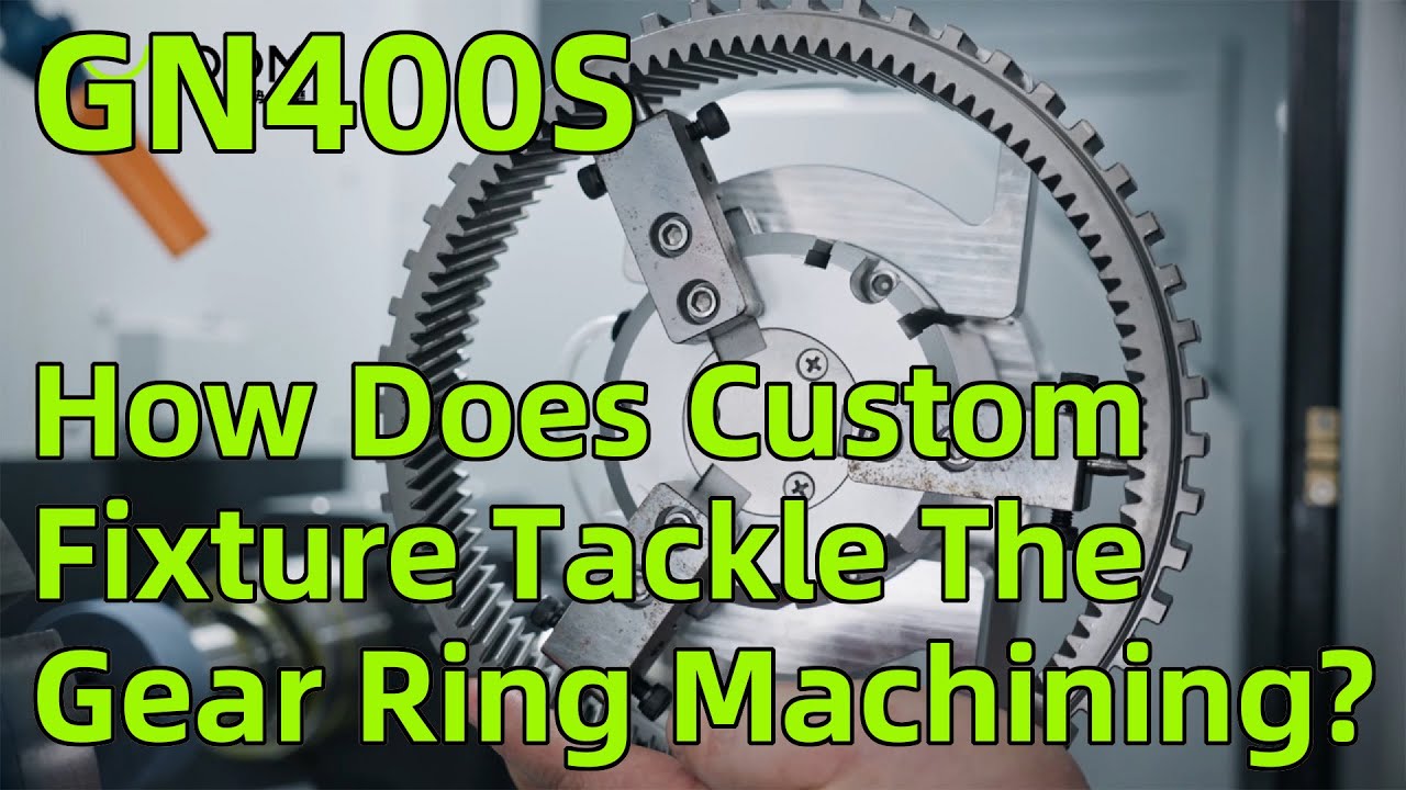 How Does HUSDOM’s GN400S Compound Grinder Tackle Gear Ring Machining Challenges with Custom fixture?